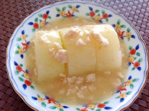 ☆大根の鶏そぼろ味噌あんかけ☆